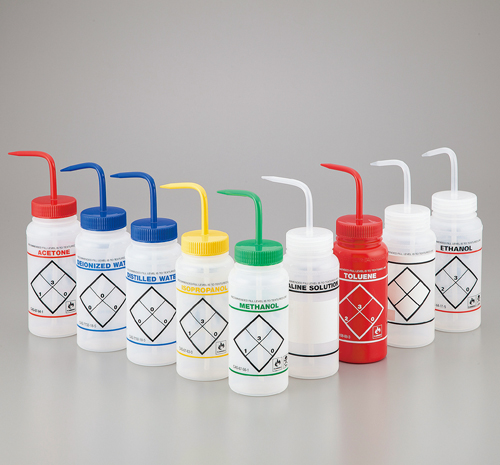 带标签清洗瓶 ラベル付洗浄瓶 WASH BOTTLE