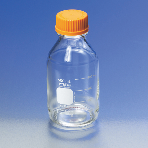 PYREX®培养基瓶(带橙色盖) PYREX®メディウム瓶(オレンシ・キャップ付) BOTTLE