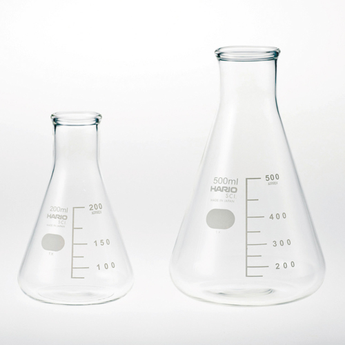 三角烧瓶(带参考刻度) 三角フラスコ(目安目盛付き) FLASK GLASS