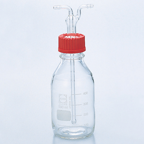 螺口清洗瓶(DURAN®) ねじ口洗浄瓶(ムエンケ式) BOTTLE GAS WASHING