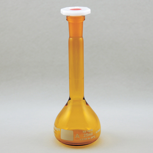 容量瓶(A级,棕色) メスフラスコ FLASK VOLUMETRIC