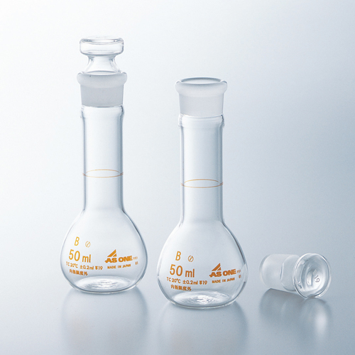 短型量瓶 短型メスフラスコ FLASK VOLUMETRIC