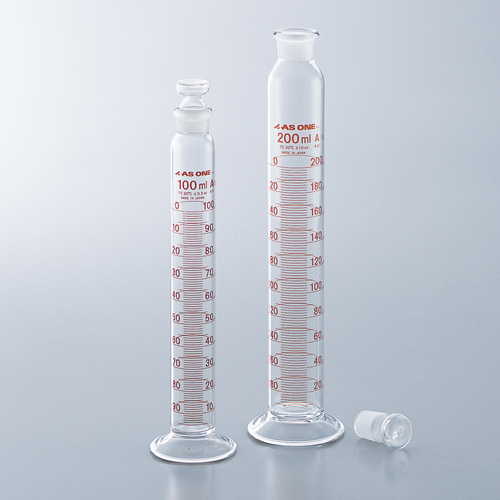 有塞量筒 有栓メスシリンダー CYLINDER GLASS