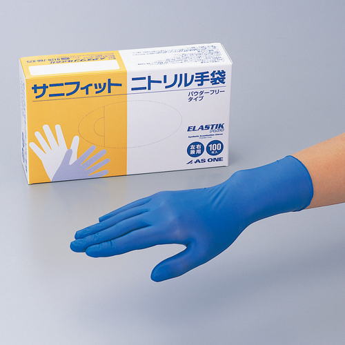 丁腈手套(无粉) サニフィットニトリル手袋(パウダーフリー) GLOVES NITRILE POWDERFREE