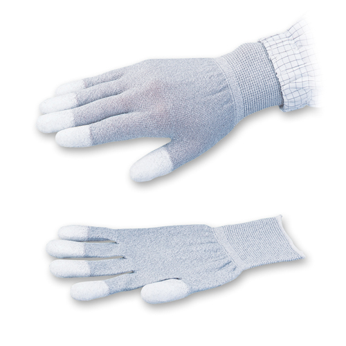 聚氨酯涂层尼龙导电手套(手指尖涂层式) PUコート導電手袋 GLOVES PU