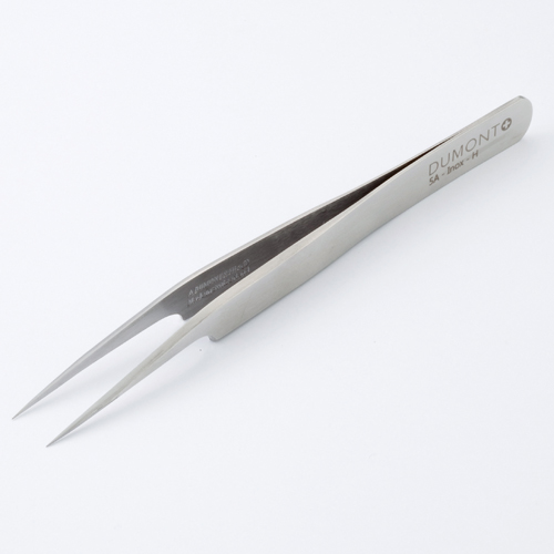 精密镊子No.5A（镊尖弯斜、锐利）  精密ピンセットNo.5A（斜めで鋭い刃先）  TWEEZERS PRECISION