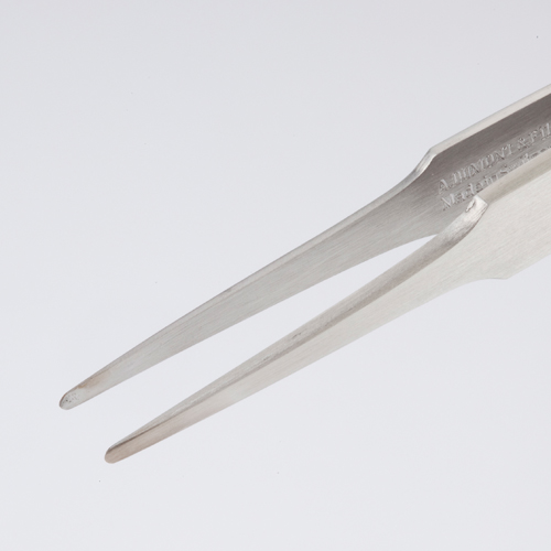 精密镊子No.2A(镊尖扁平) 精密ピンセットNo.2A(広く平らな刃先) TWEEZERS PRECISION