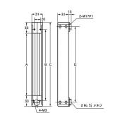 流量計　ＲＫ１４５０　２０６㎜|||ブロックＳＳ　流量１Ｌ/流量计RK1450206毫米| | |块SS流1L 