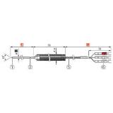 ＴＲ－８１用温度センサー|||ＰＴ１００Ω　ＴＲ－８１３０/TR-81温度传感器| | |PT100ΩTR-8130 