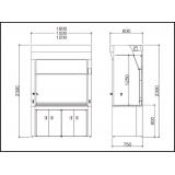 低風速式ヒュームフード|||Ｌ７ＲＳ５３ＺＡ□□　色指定/