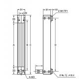 流量計　ＲＫ１２５０　２０６㎜|||ブロックＳＳ　流量５００ｍｌ/流量计RK1250 206毫米| | |块SS流500毫升