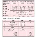 ＰＴＦＥ内筒密閉容器|||ＴＡＦ－ＳＲ１００金属バルブ付/