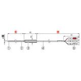 ＴＲ－８１用温度センサー|||ＰＴ１００Ω　ＴＲ－８１２０/TR-81温度传感器| | |PT100ΩTR-8120 