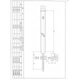 クロマトグラフ管　１２×３００|||ＰＴＦＥコック付/色谱管12×300 | | | PTFE公鸡