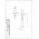 三商印透明摺合せ遠沈管　１本入|||丸底　目盛無　１０ｍｌ/| |规模免费的10ml圆底|进入一个离心管山椒大关透明滑动配合