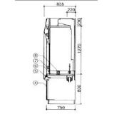 基本型ドラフトチャンバー|||ＳＤＦＶ－１１ＡＴ間口１５００/基本型通风柜|的| | SDFV-11AT临街1500 