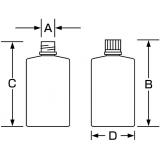 NALGENEサンプル瓶　褐色|||細口　１０００ｍｌ/