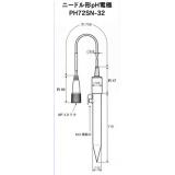 ｐＨ電極　ニードル形|||ＰＨ７２ＳＮ－３２ＡＡ/pH电极针形状| | | PH72SN-32AA 