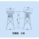 百葉箱　小型４号　ステンレス脚|||複葉型　Ｈ４－ＨＦ＋Ｈ４－Ｓ/