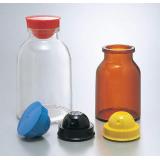 プラ散薬瓶　茶|||５００ｍｌ　キャップ・ラベル付/塑料粉末药瓶茶| | | 500毫升帽标记
