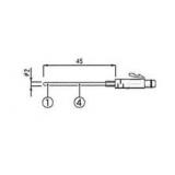 Ｔ＆Ｄ　センサー　ＴＲ－５１０１|||TR-52S、RTR-52A・71用/T＆D传感器TR-5101 | | | TR-52S，RTR-52A·71 