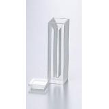 石英セル２面透明　セミマイクロ|||合成石英　１０×４×４５/| |合成石英10×4×45 |半透明表面微石英比色皿