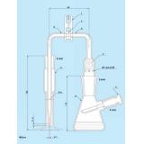 ひ化水素発生器　定量さじ付|||共通摺合せセット/砷化氢发生器定量勺| | |常见滑动西装