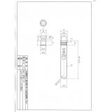 三商印　共通摺合せ遠沈管　茶|||丸底　目盛無　１０ｍｌ　１本入/1包的规模免费的10ml圆底| | |茶离心管远山椒大关常见的滑动配合