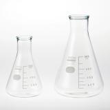 三角烧瓶（带参考刻度）  三角フラスコ（目安目盛付き）  FLASK GLASS