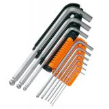 球头内六角扳手套件（9把组）  ボールポイント六角棒レンチセット  BALL POINT HEXAGONAL WRENCH SET